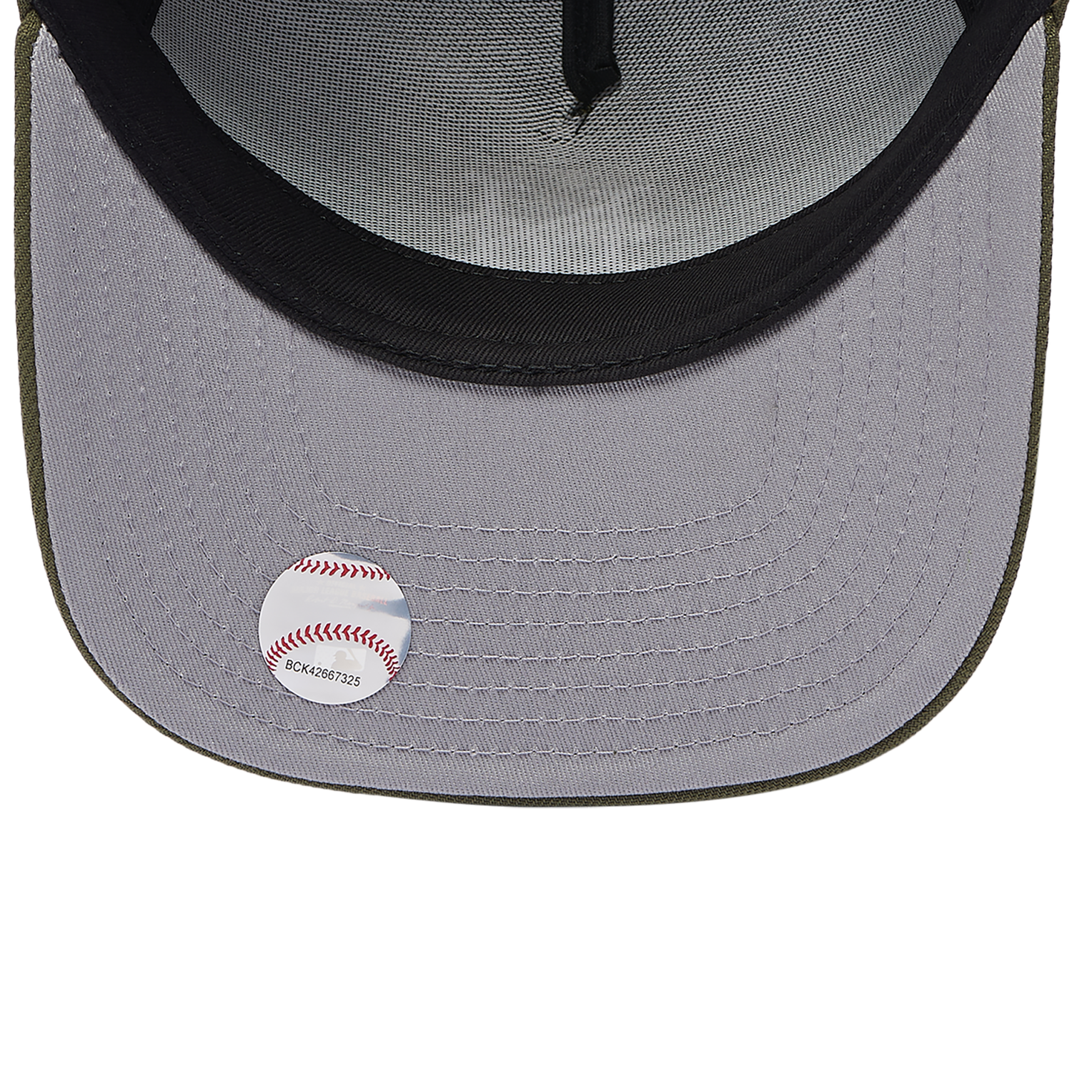 New Era Mets 950 A Frame 25th Anniversary Curved Cap - Men's - New Olive/New Olive