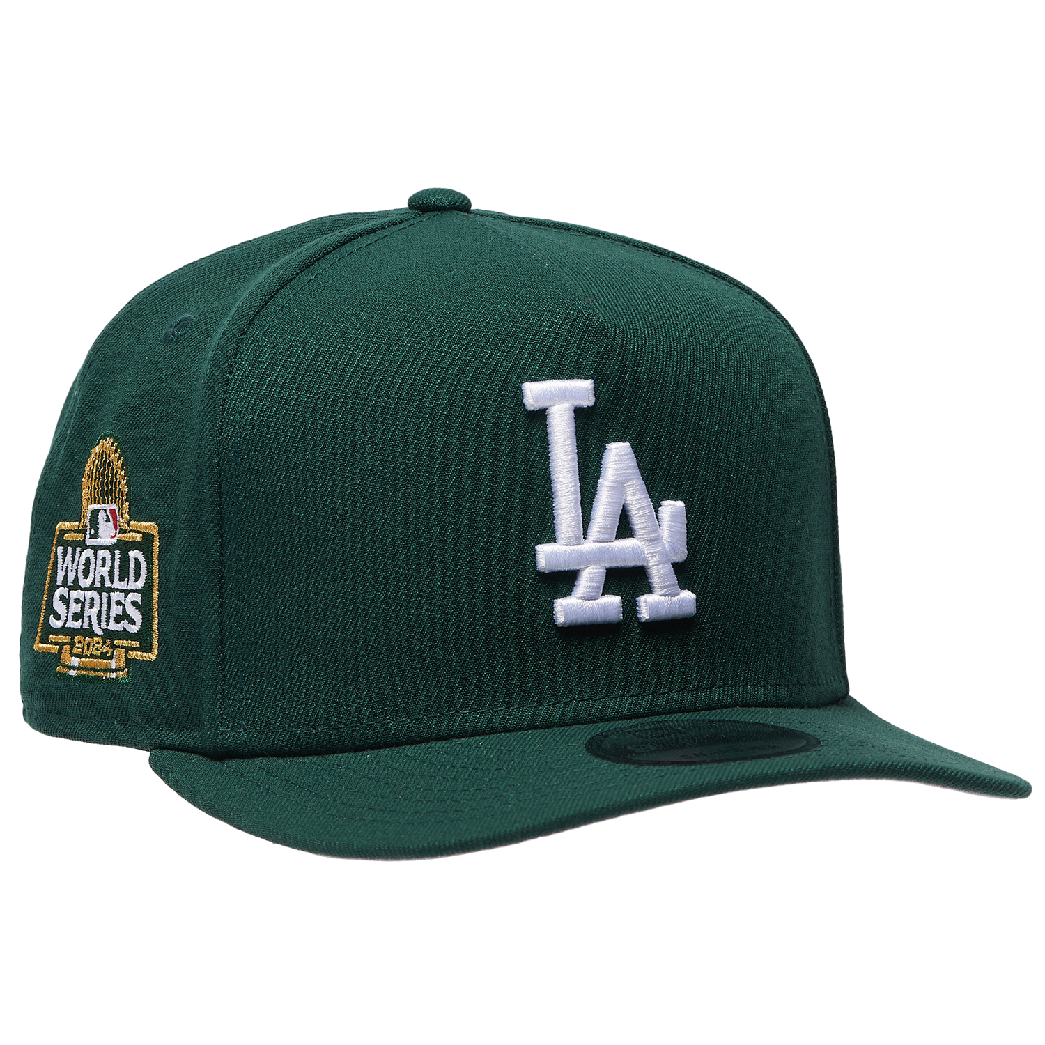 New Era Dodgers '24 WS Curved 9FIFTY A-Frame Cap - Men's - Dark Green/White