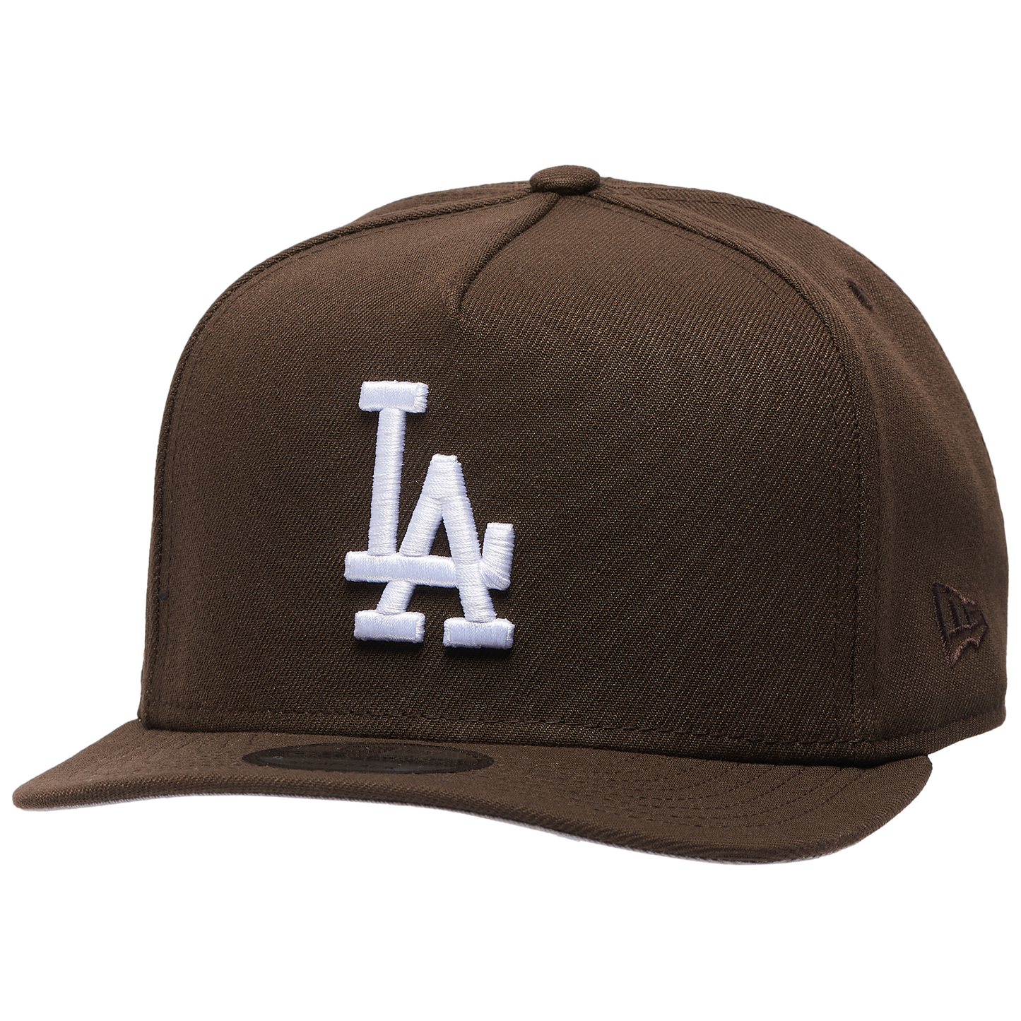 New Era Dodgers 60th Curved 9FIFTY A-Frame Cap - Men's - Walnut/White