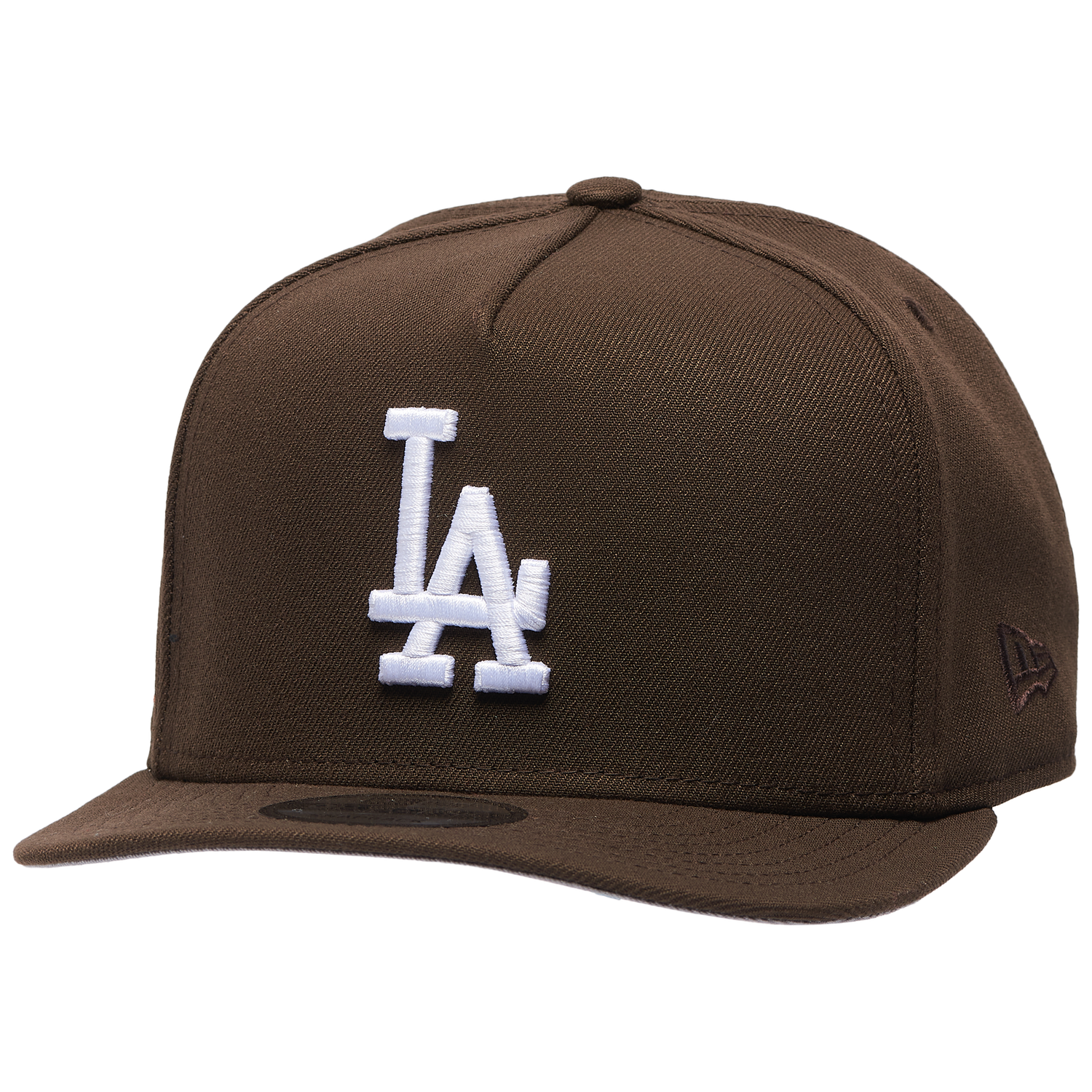 New Era Dodgers 60th Curved 9FIFTY A-Frame Cap - Men's - Walnut/White
