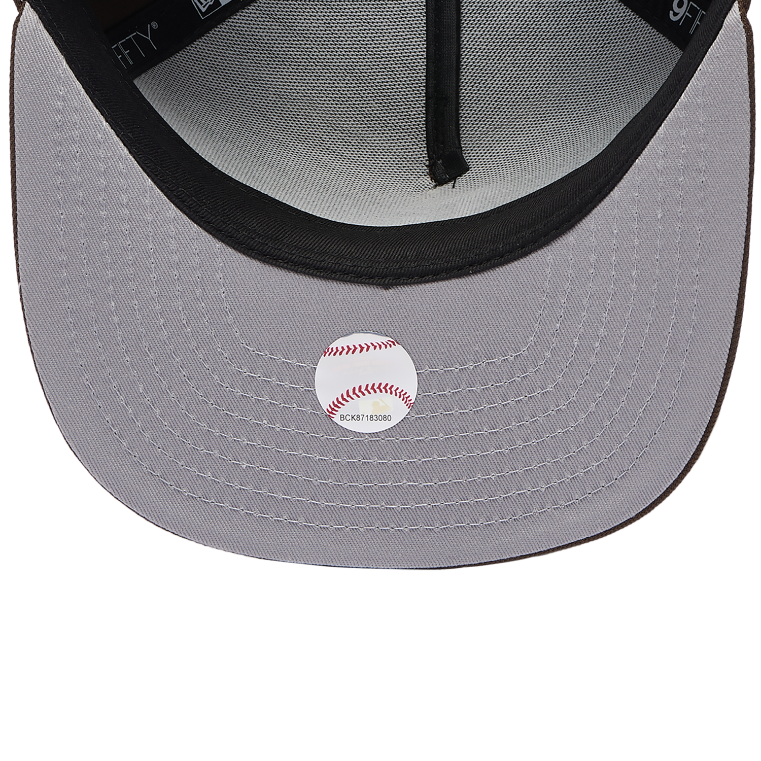 New Era Dodgers 60th Curved 9FIFTY A-Frame Cap - Men's - Walnut/White
