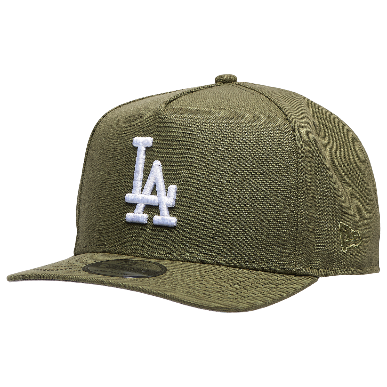 New Era Dodgers 50th Curved 9FIFTY A-Frame Cap - Men's - White/Olive