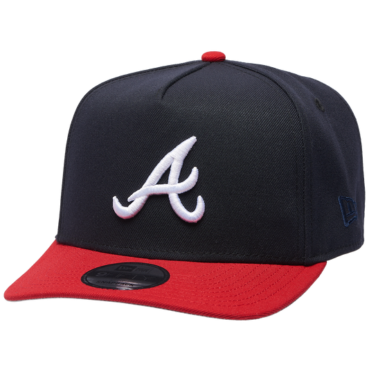 New Era Braves 00 ASG Curved 9FIFTY A-Frame Cap - Men's - Navy/Red