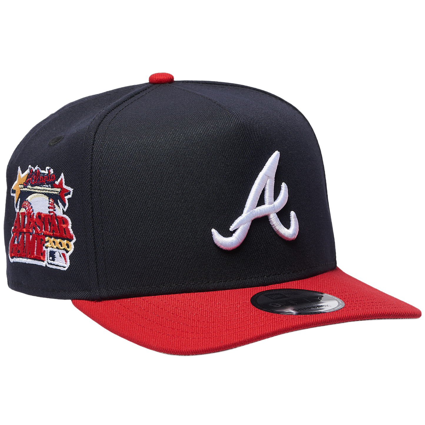 New Era Braves 00 ASG Curved 9FIFTY A-Frame Cap - Men's - Navy/Red