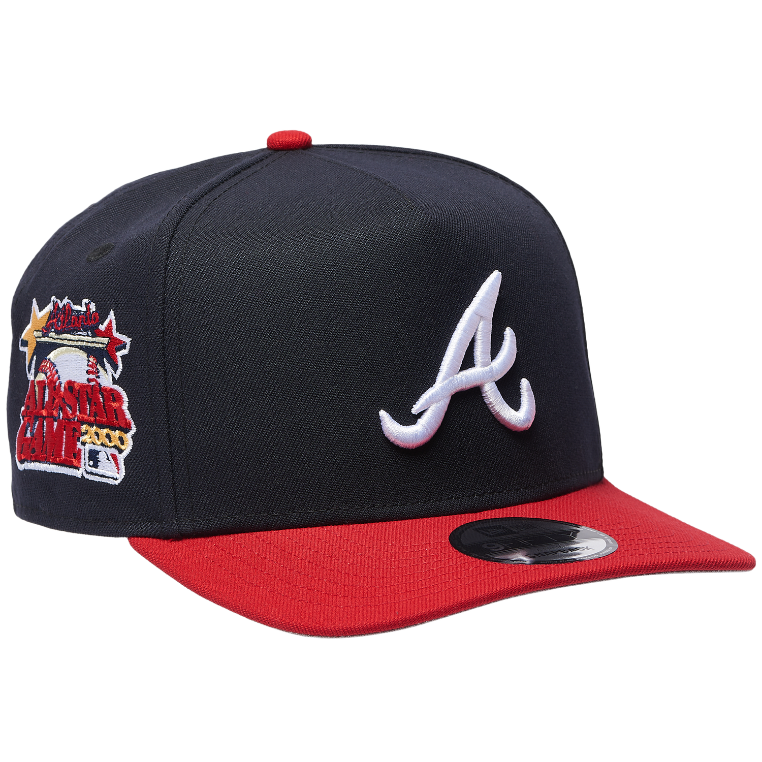 New Era Braves 00 ASG Curved 9FIFTY A-Frame Cap - Men's - Navy/Red