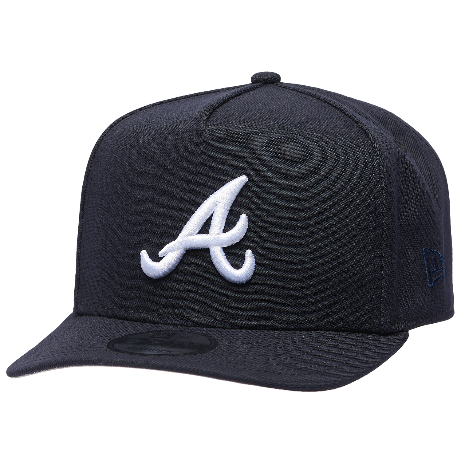 New Era Braves '21 WS Curved 9FIFTY A-Frame Cap - Men's - Navy/White
