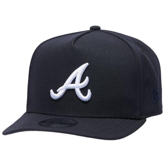 New Era Braves '21 WS Curved 9FIFTY A-Frame Cap - Men's - Navy/White