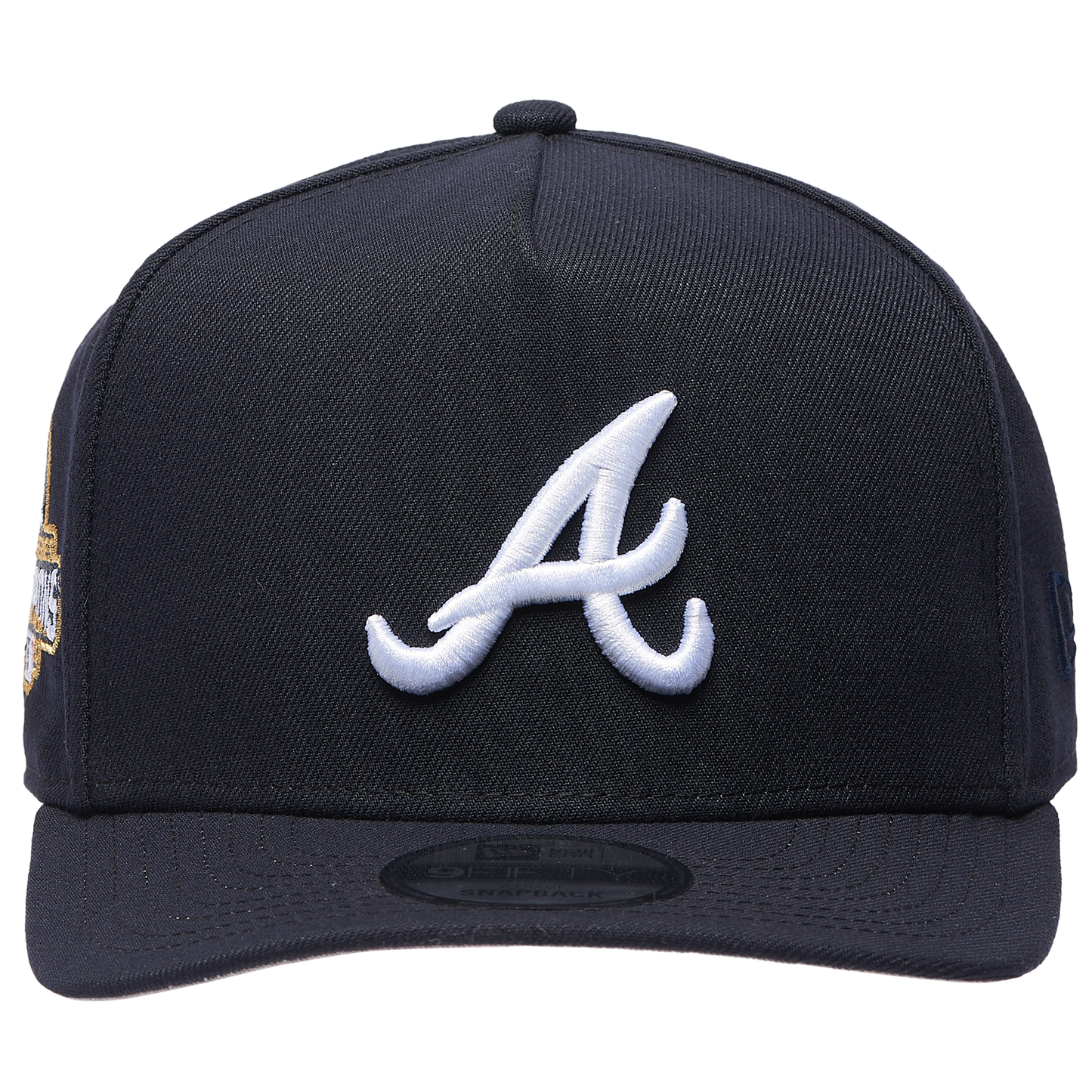New Era Braves '21 WS Curved 9FIFTY A-Frame Cap - Men's - Navy/White