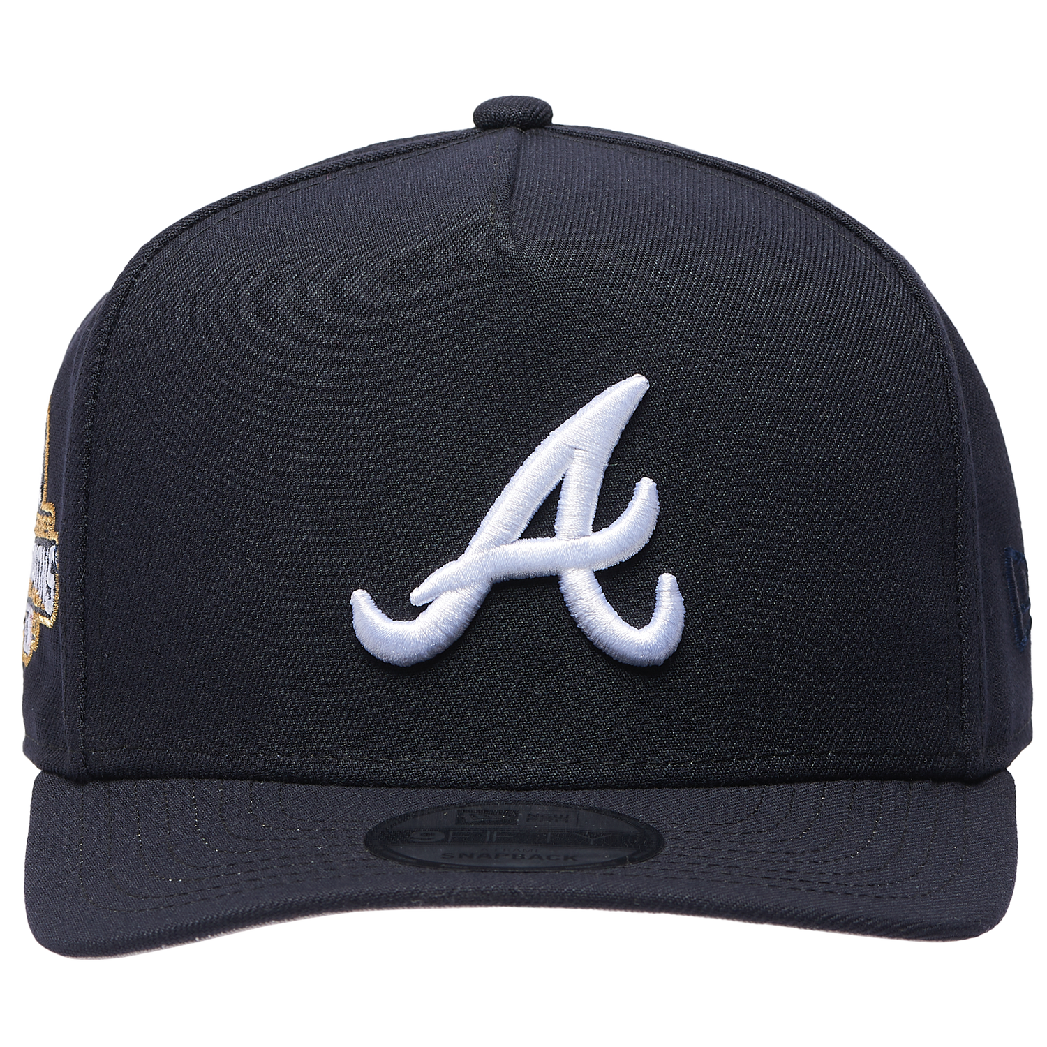 New Era Braves '21 WS Curved 9FIFTY A-Frame Cap - Men's - Navy/White