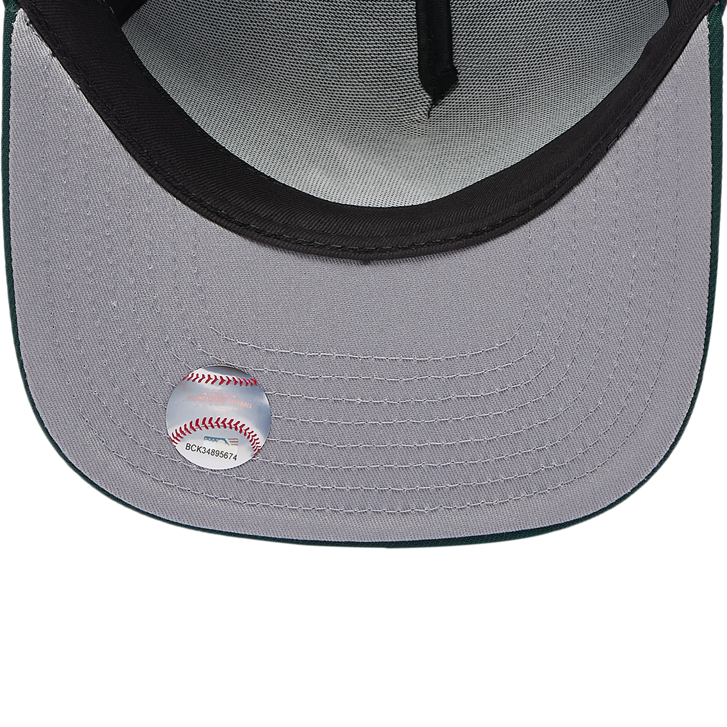 New Era Braves ING Curved 9FIFTY A-Frame Cap - Men's - Dark Green/White