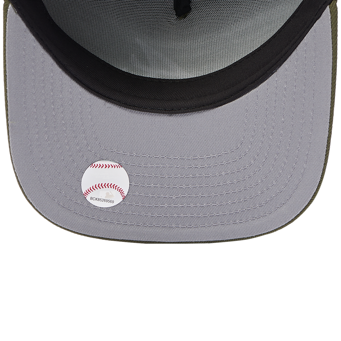 New Era Braves TF Curved 9FIFTY A-Frame Cap - Men's - Olive/White