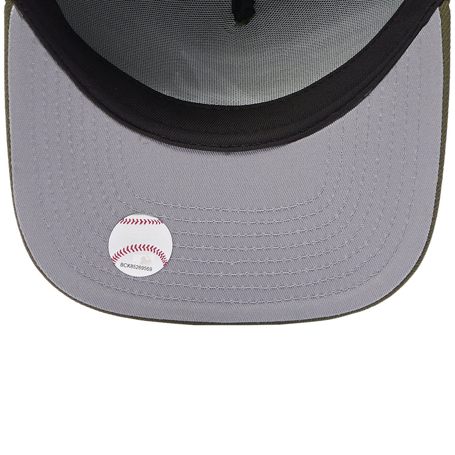 New Era Braves TF Curved 9FIFTY A-Frame Cap - Men's - Olive/White