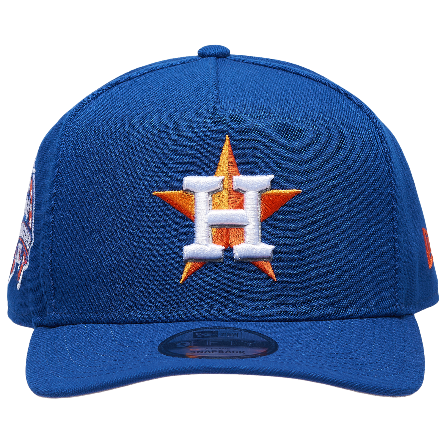 New Era Astros 86 All-Star Game 9FIFTY A-Frame Curve Cap - Men's - Light Royal/Orange
