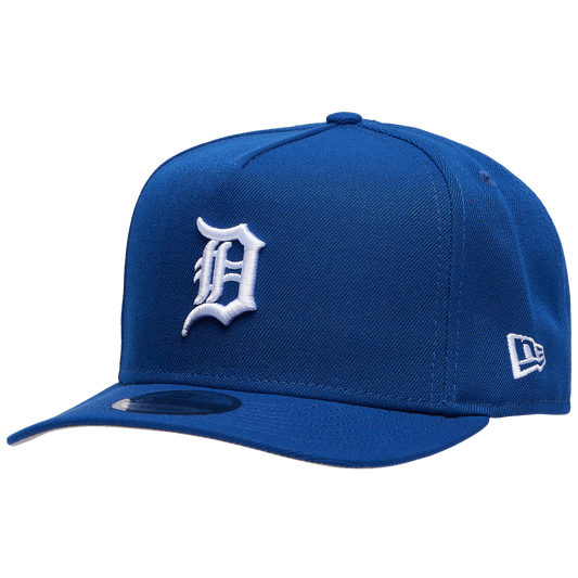 New Era Tigers 50th Anniversary 9FIFTY A-Frame Curve Cap - Men's - Light Royal/White