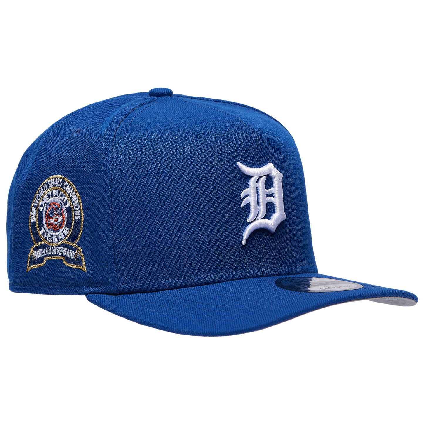 New Era Tigers 50th Anniversary 9FIFTY A-Frame Curve Cap - Men's - Light Royal/White