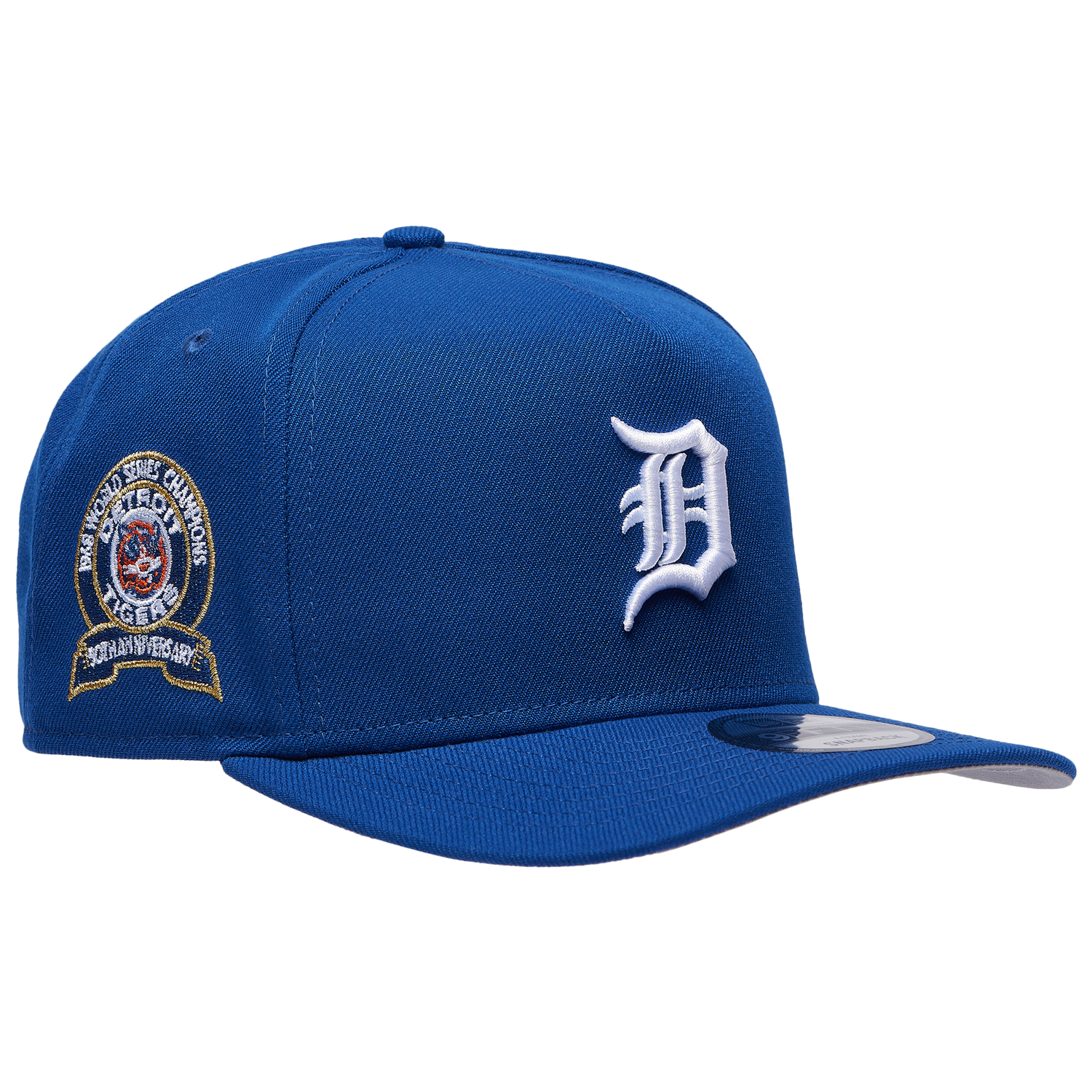 New Era Tigers 50th Anniversary 9FIFTY A-Frame Curve Cap - Men's - Light Royal/White