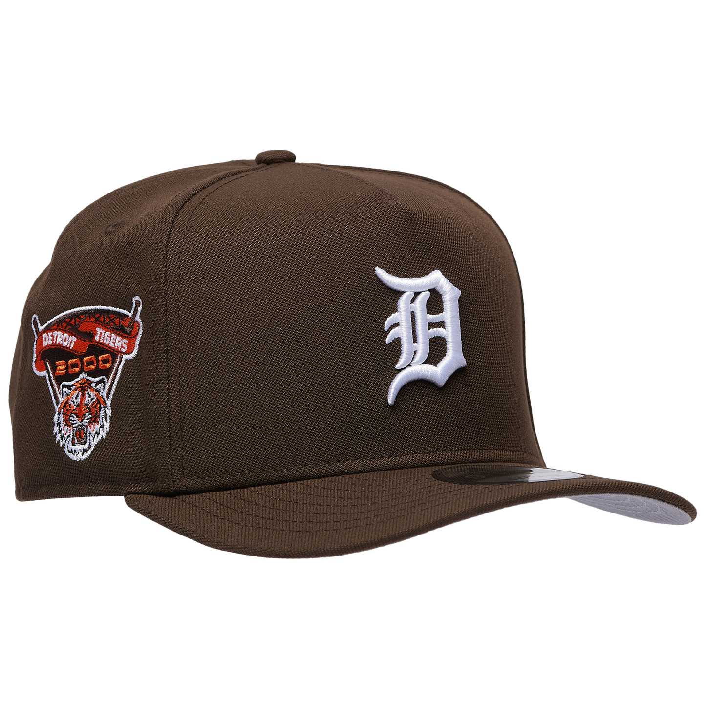 New Era Detroit Tigers 00 9FIFTY A-Frame Curve Cap - Men's - Walnut/White