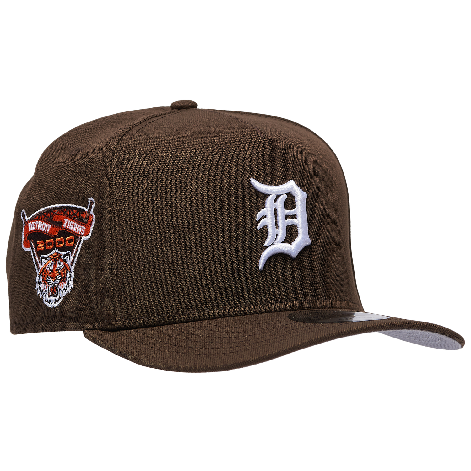 New Era Detroit Tigers 00 9FIFTY A-Frame Curve Cap - Men's - Walnut/White