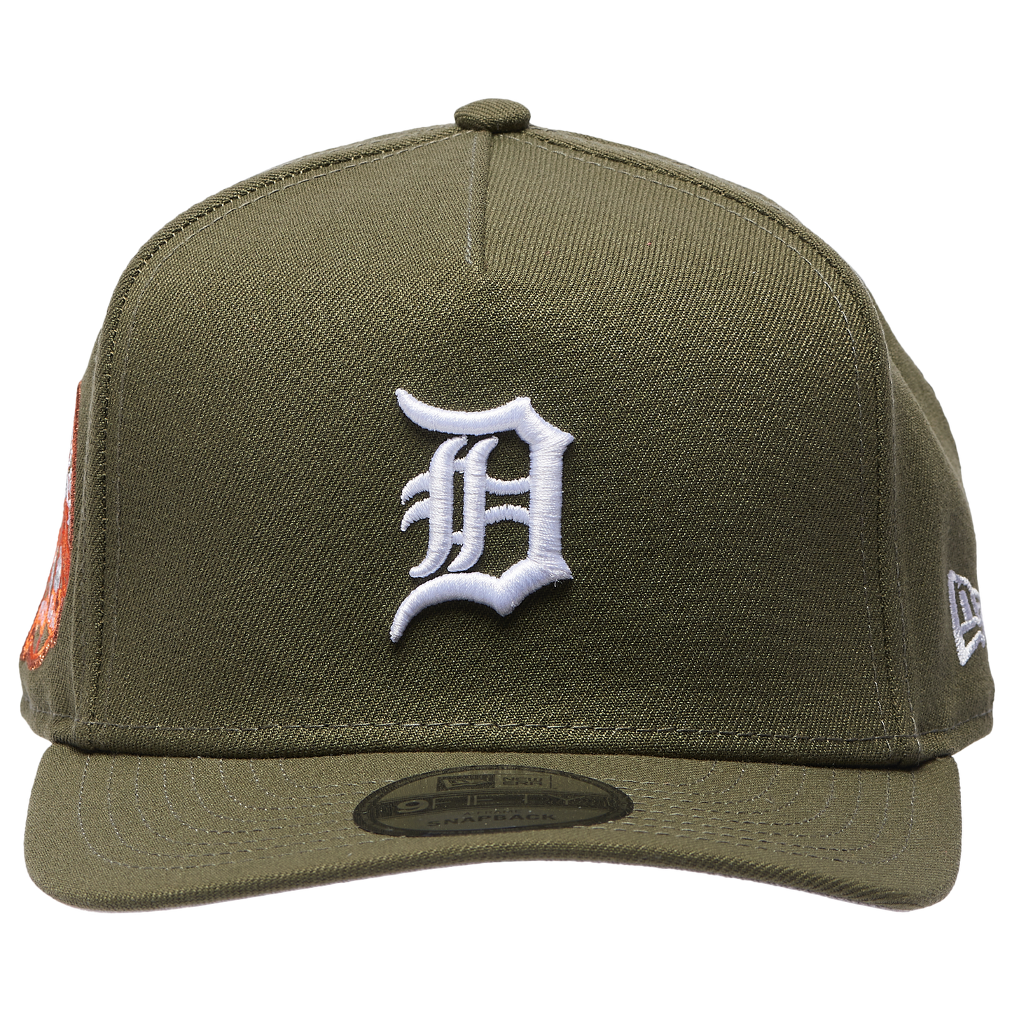 New Era Detroit Tigers Standard 9FIFTY A-Frame Cap - Men's - New Olive/White