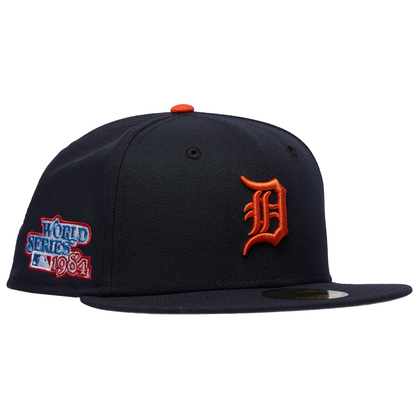 New Era Detroit Tigers 1984 World Series 59FIFTY Cap - Men's - Navy/Orange