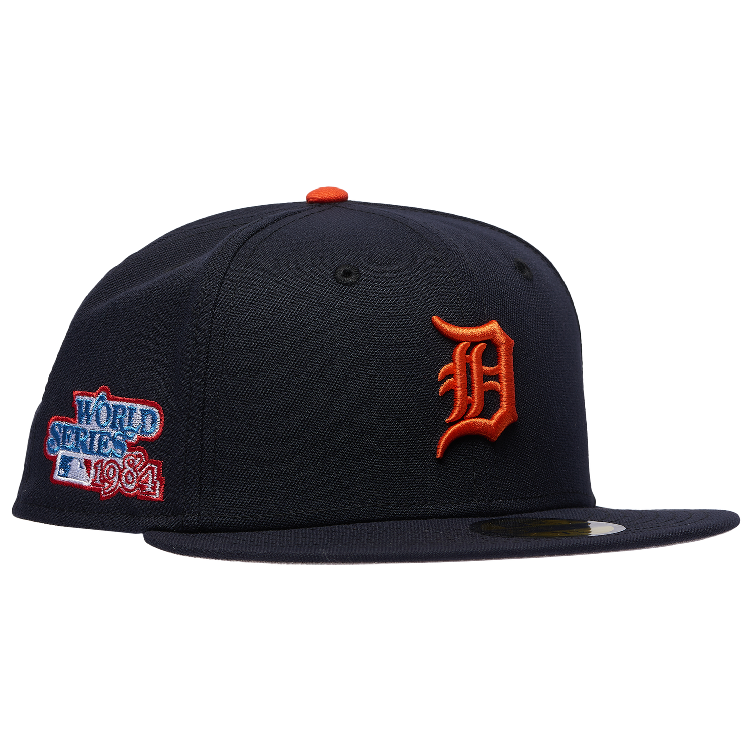New Era Detroit Tigers 1984 World Series 59FIFTY Cap - Men's - Navy/Orange