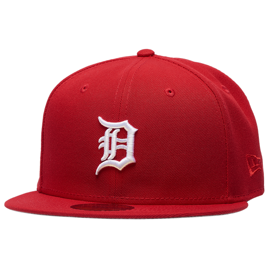 New Era Detroit Tigers 50th Anniversary 59FIFTY Cap - Men's - Scarlet/White