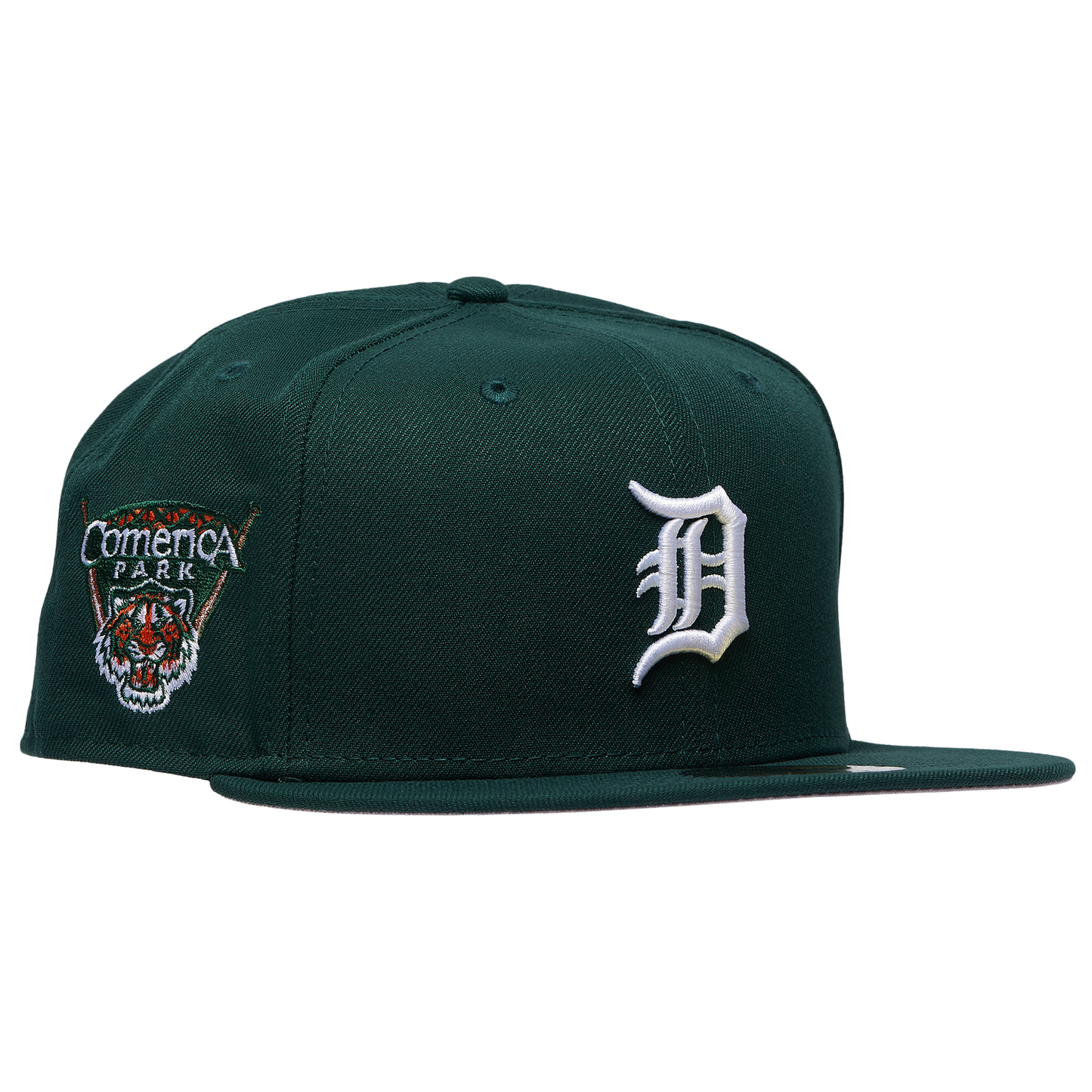 New Era Detroit Tigers Standard 59FIFTY Cap - Men's - Dark Green/White
