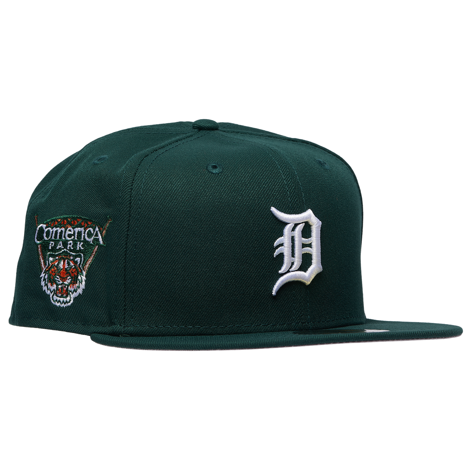 New Era Detroit Tigers Standard 59FIFTY Cap - Men's - Dark Green/White