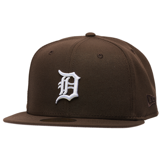 New Era Detroit Tigers World Series 59FIFTY Cap - Men's - Walnut/White
