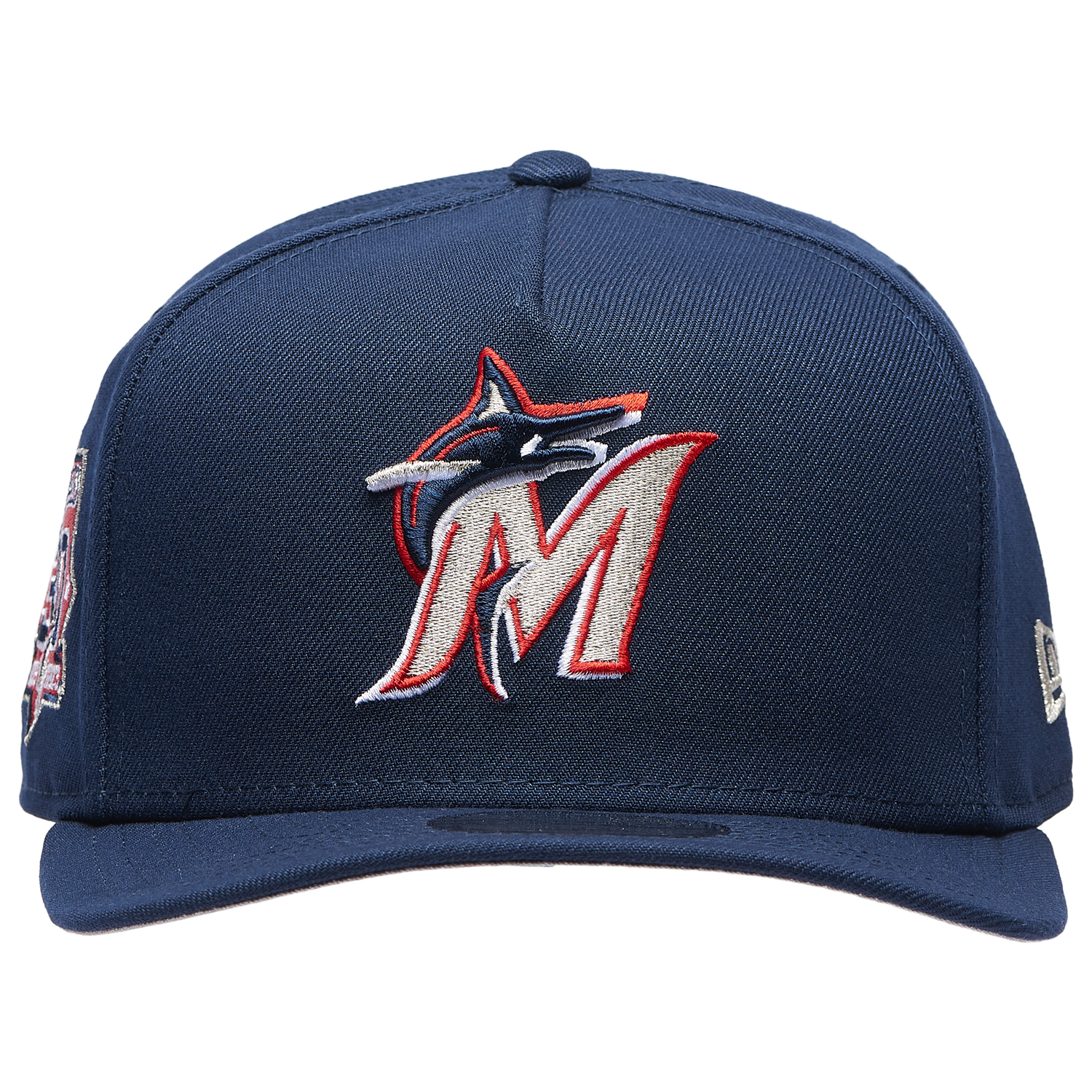 New Era Marlins 950AF Curve 30th Anniversary Cap - Men's - Navy/Gray