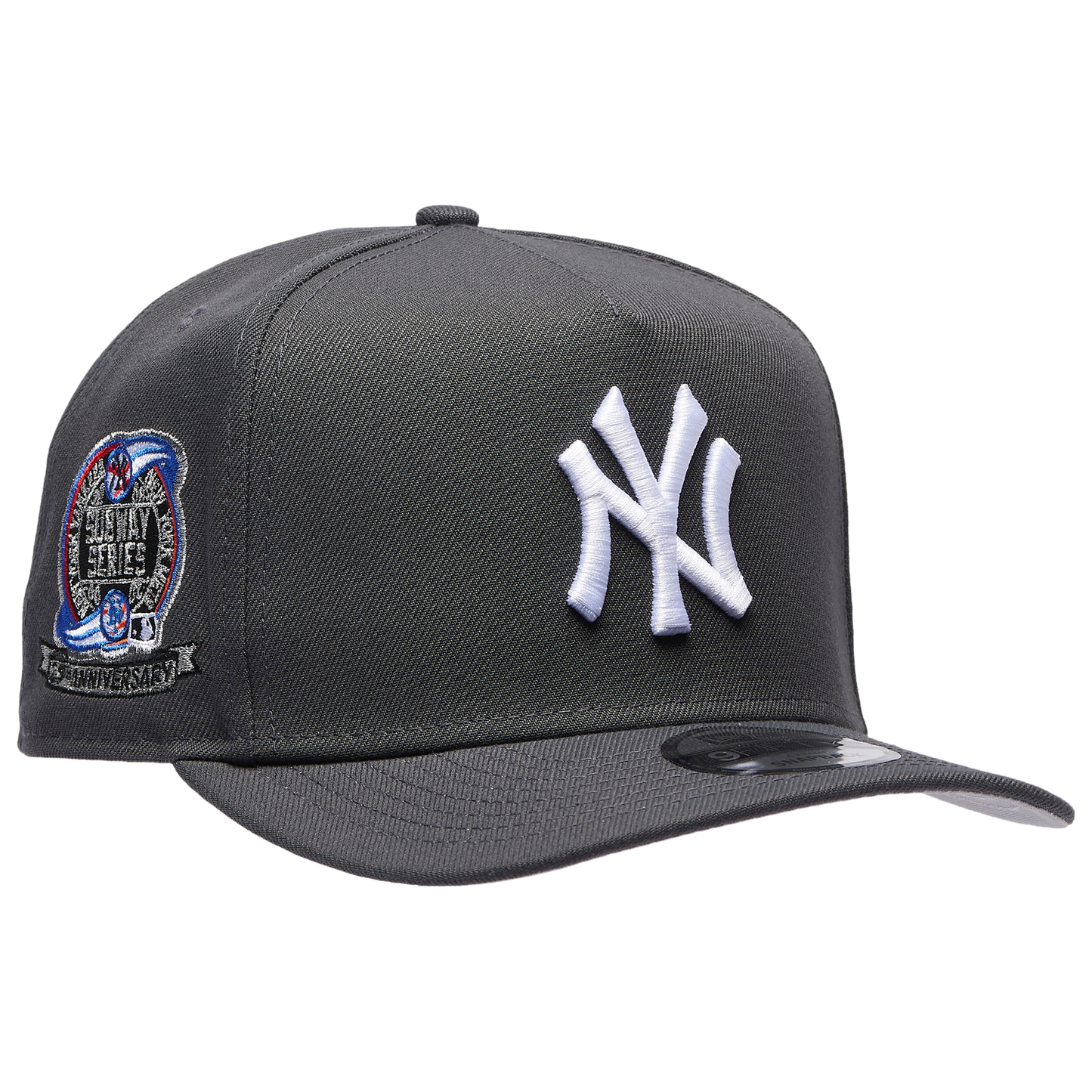 New Era Yankees 950AF 25th Anniversary Curve Cap - Men's - Gray/White