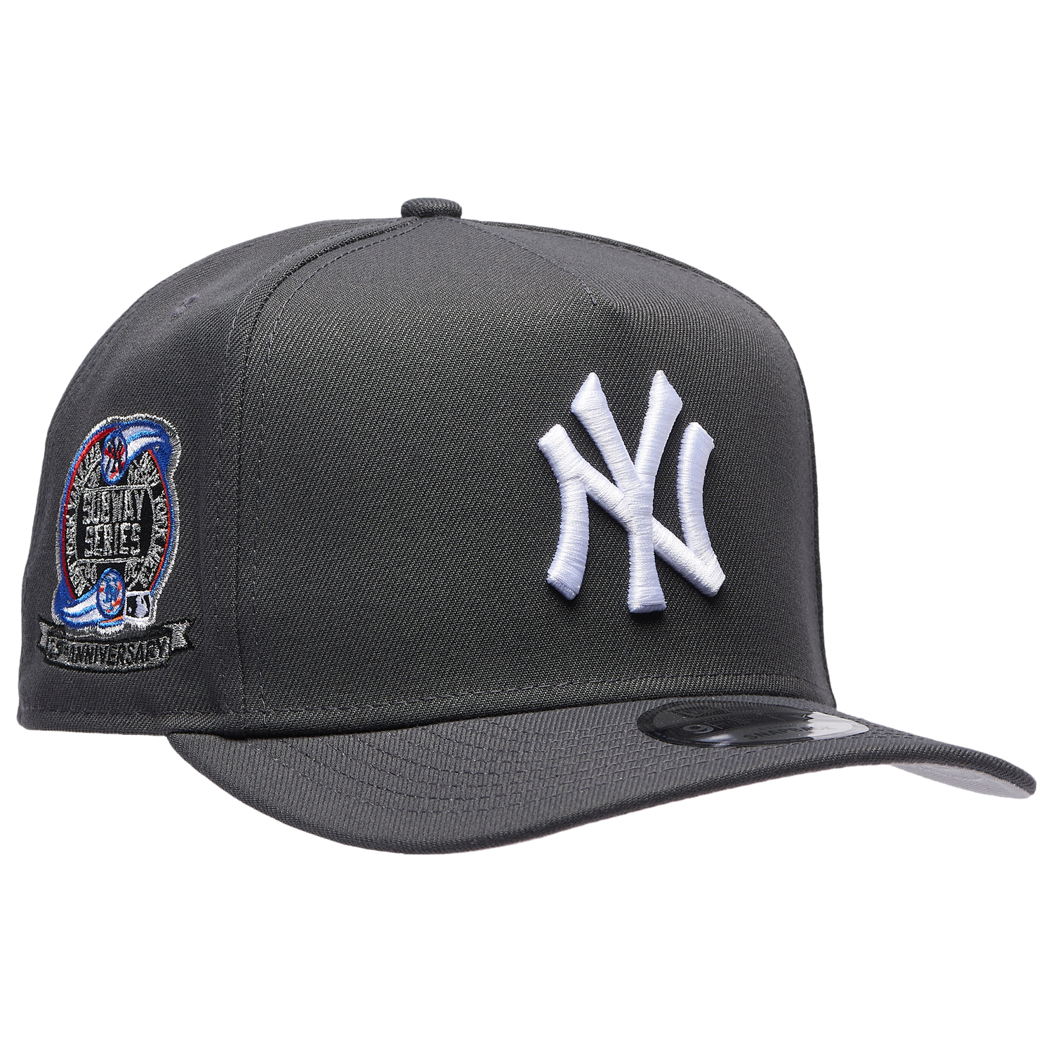 New Era Yankees 950AF 25th Anniversary Curve Cap - Men's - Gray/White