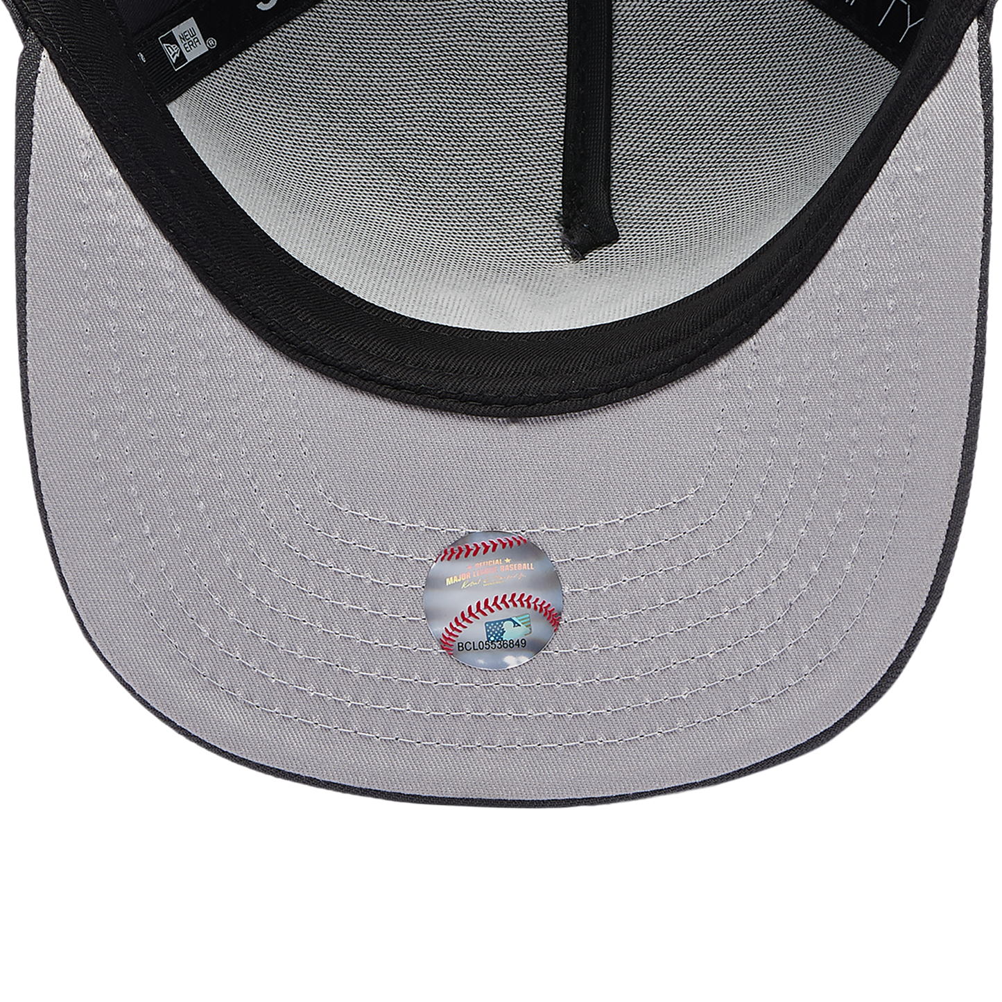 New Era Yankees 950AF 25th Anniversary Curve Cap - Men's - Gray/White
