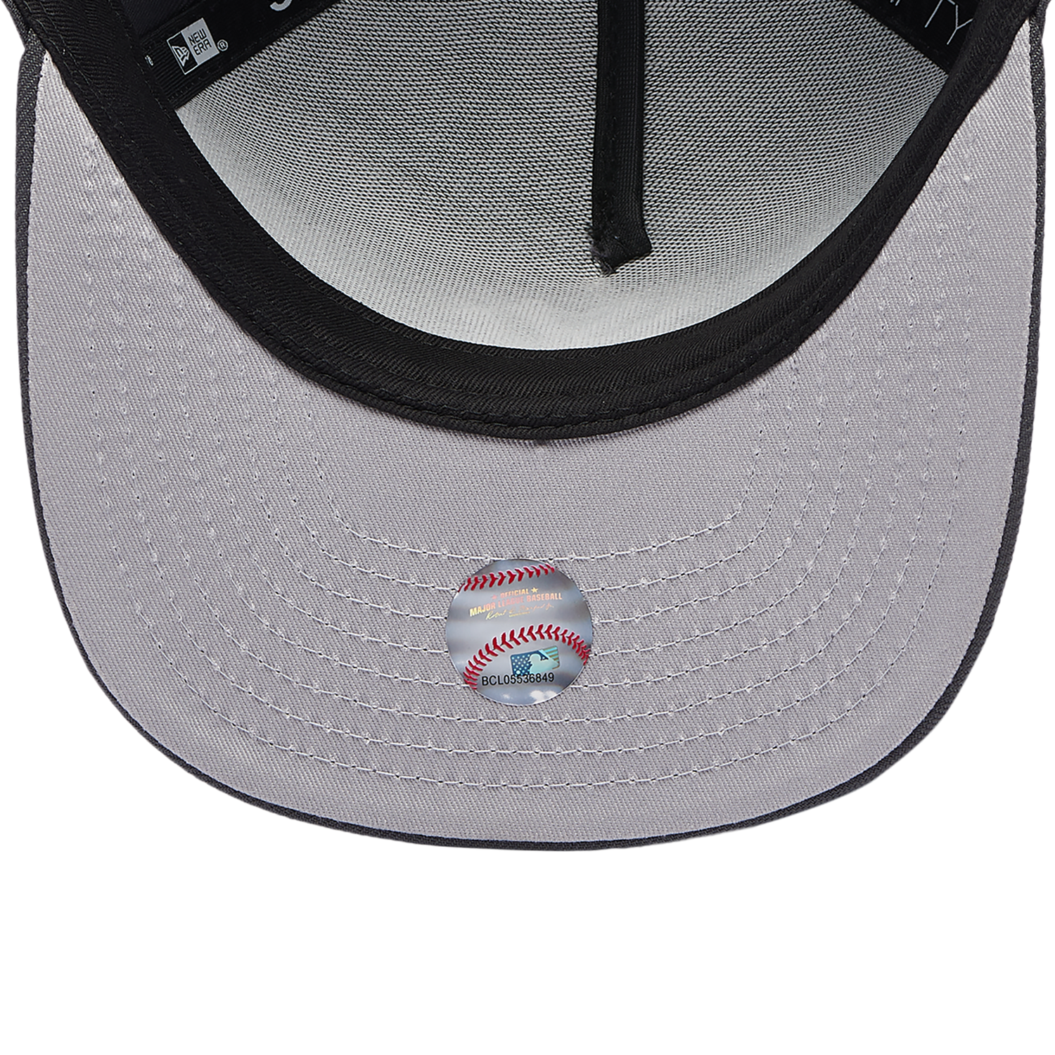 New Era Yankees 950AF 25th Anniversary Curve Cap - Men's - Gray/White