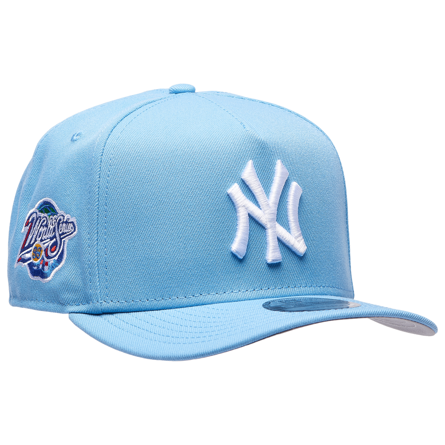 New Era Yankees 950AF '98 World Series Curve Cap - Men's - White/Carolina