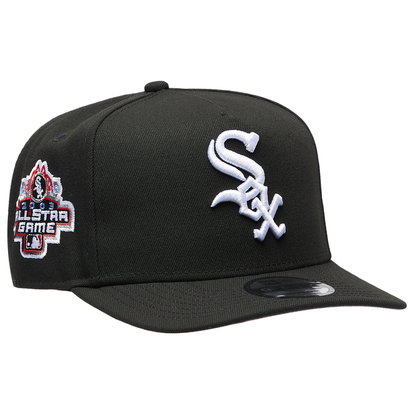New Era White Sox 950AF '03 All Star Game Curve Cap - Men's - White/Black