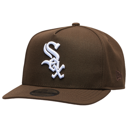 New Era White Sox 950AF 50th All Star Game Curve Cap - Men's - Brown/White