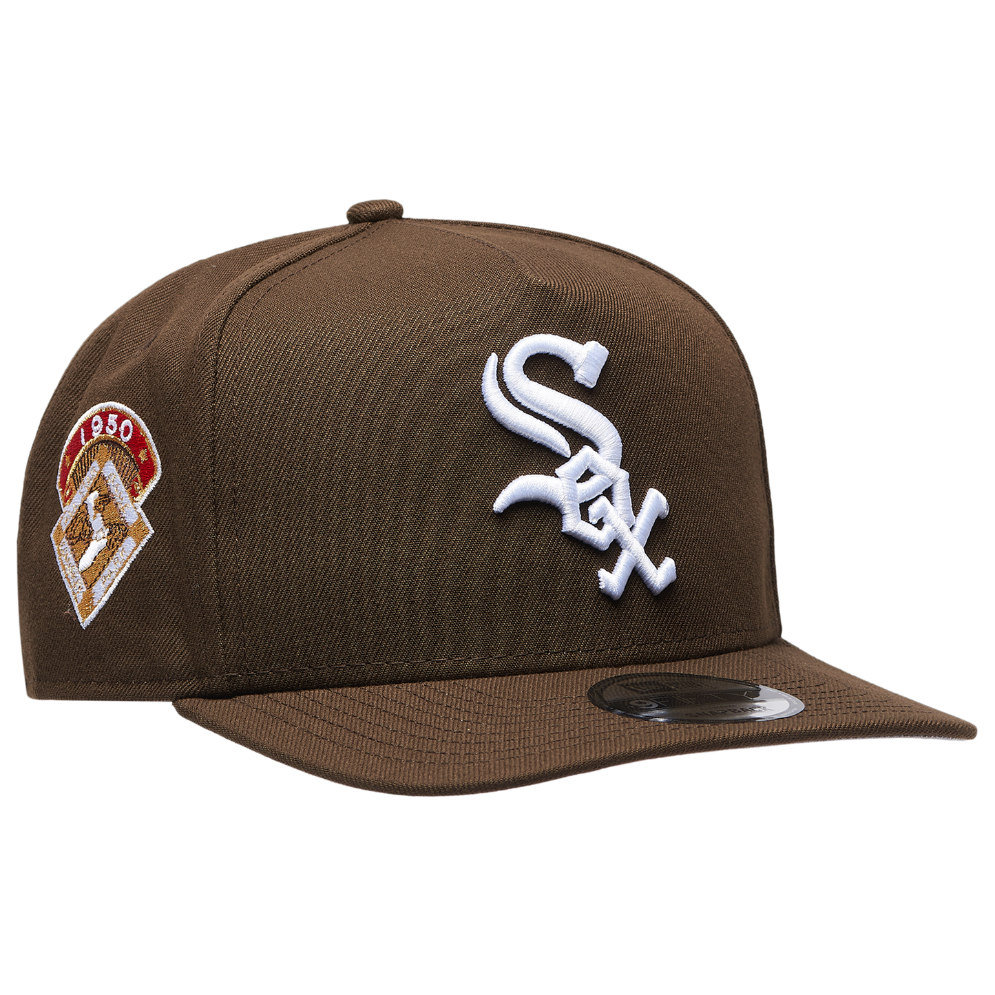 New Era White Sox 950AF 50th All Star Game Curve Cap - Men's - Brown/White