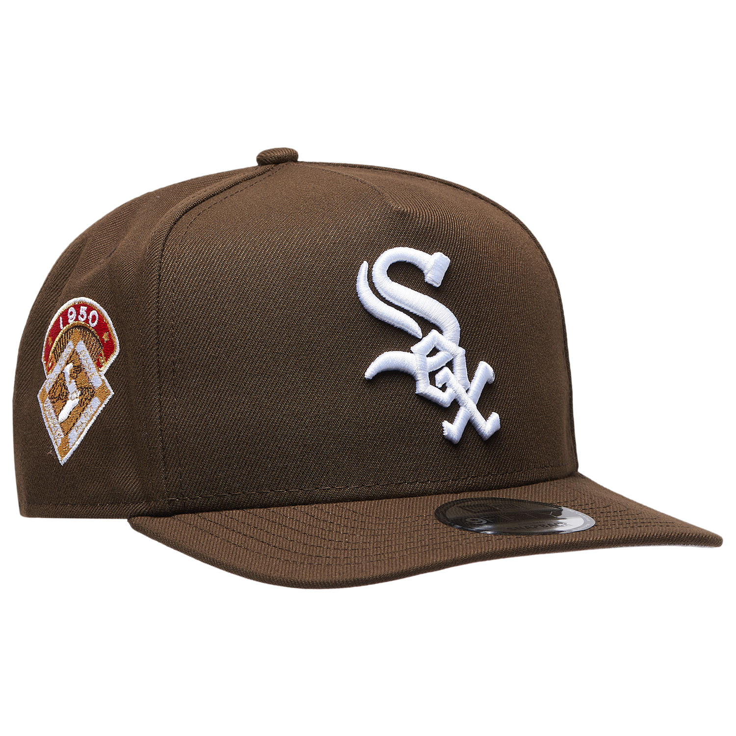 New Era White Sox 950AF 50th All Star Game Curve Cap - Men's - Brown/White