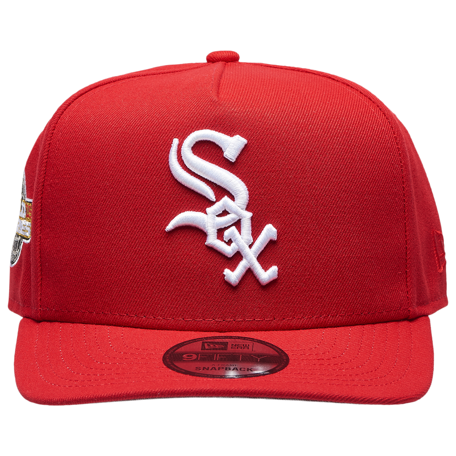 New Era White Sox 950AF '05 World Series Curve Cap - Men's - Red/White