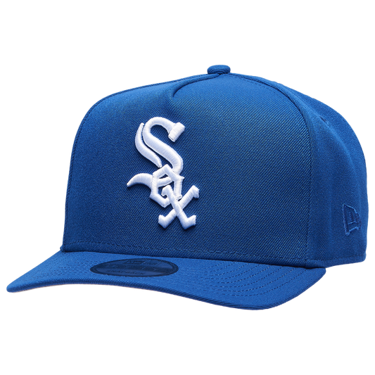 New Era White Sox 950AF 75th Anniversary Curve Cap - Men's - White/Blue