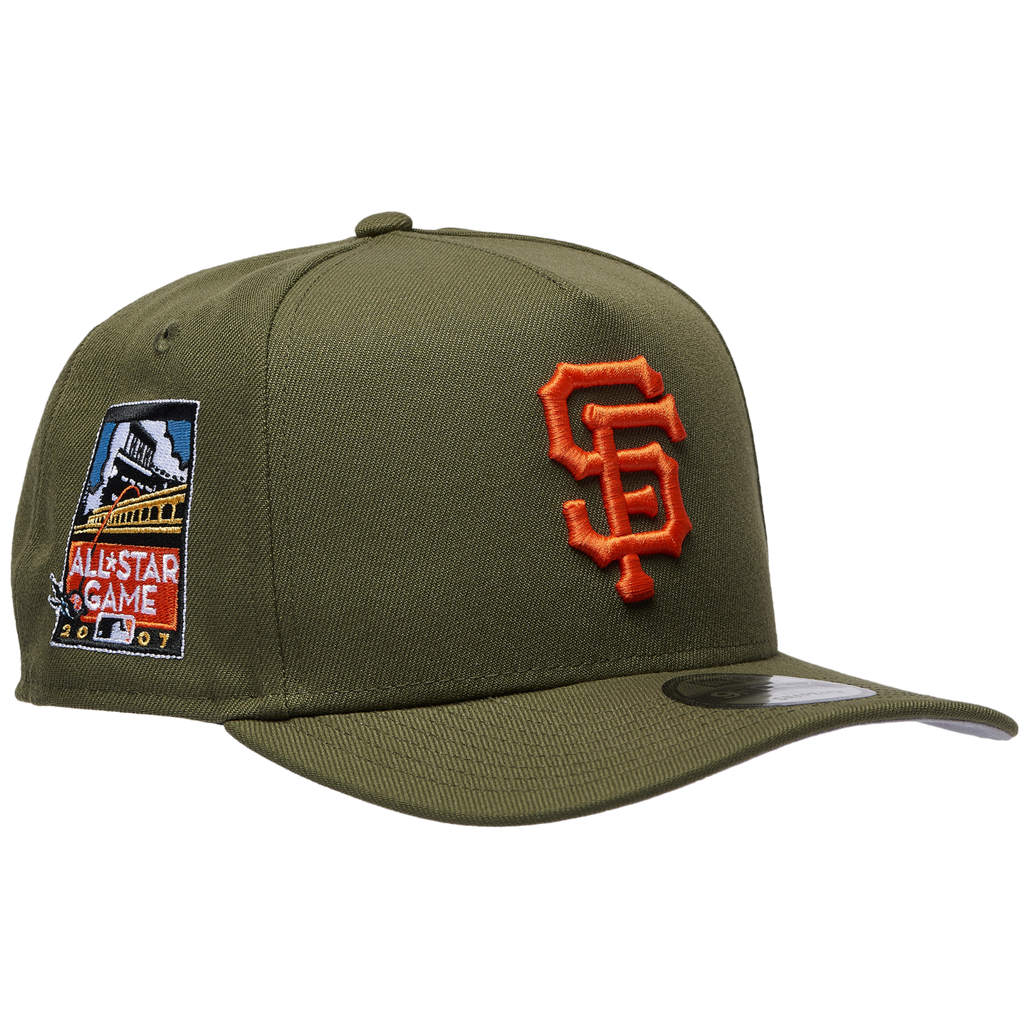 New Era Giants 950AF '07 All Star Game Curve Cap - Men's - Olive/Olive