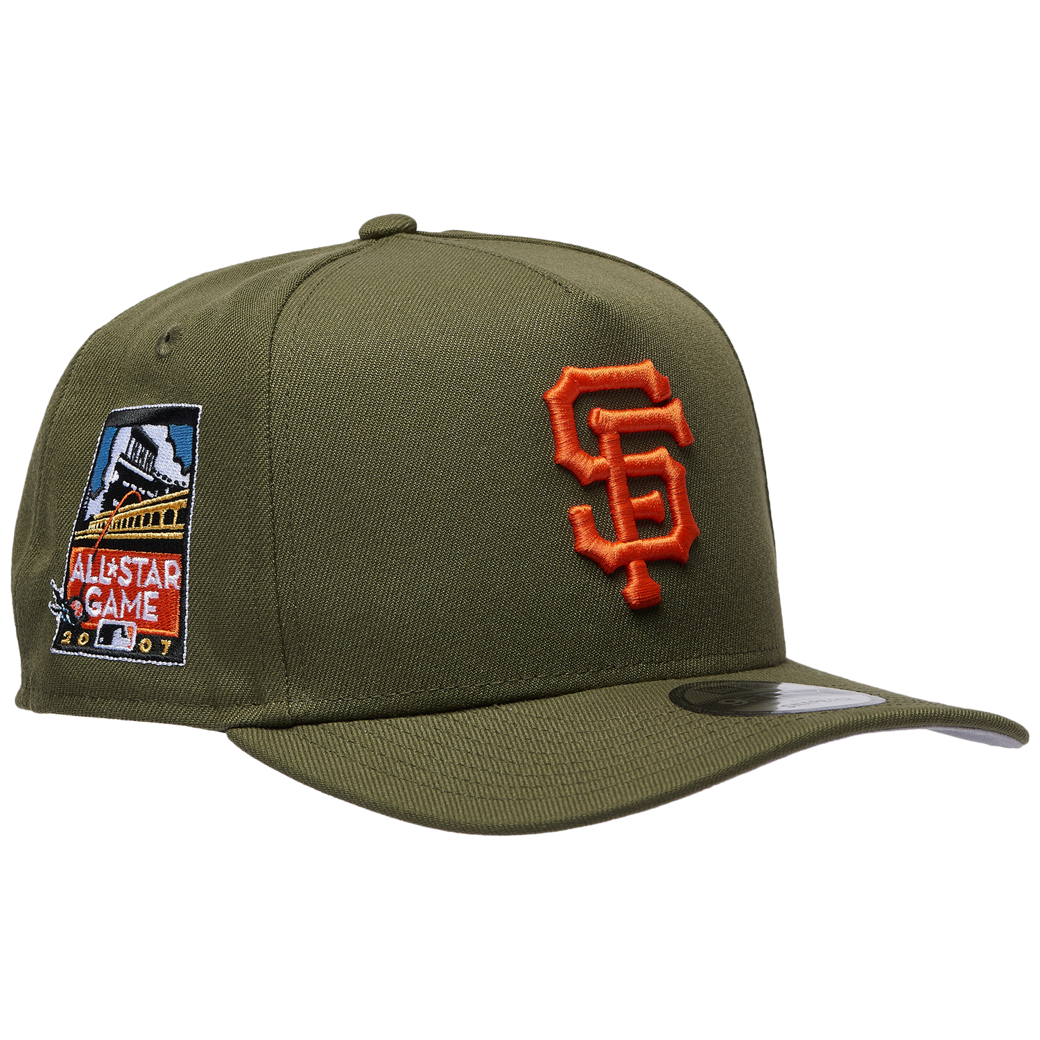 New Era Giants 950AF '07 All Star Game Curve Cap - Men's - Olive/Olive