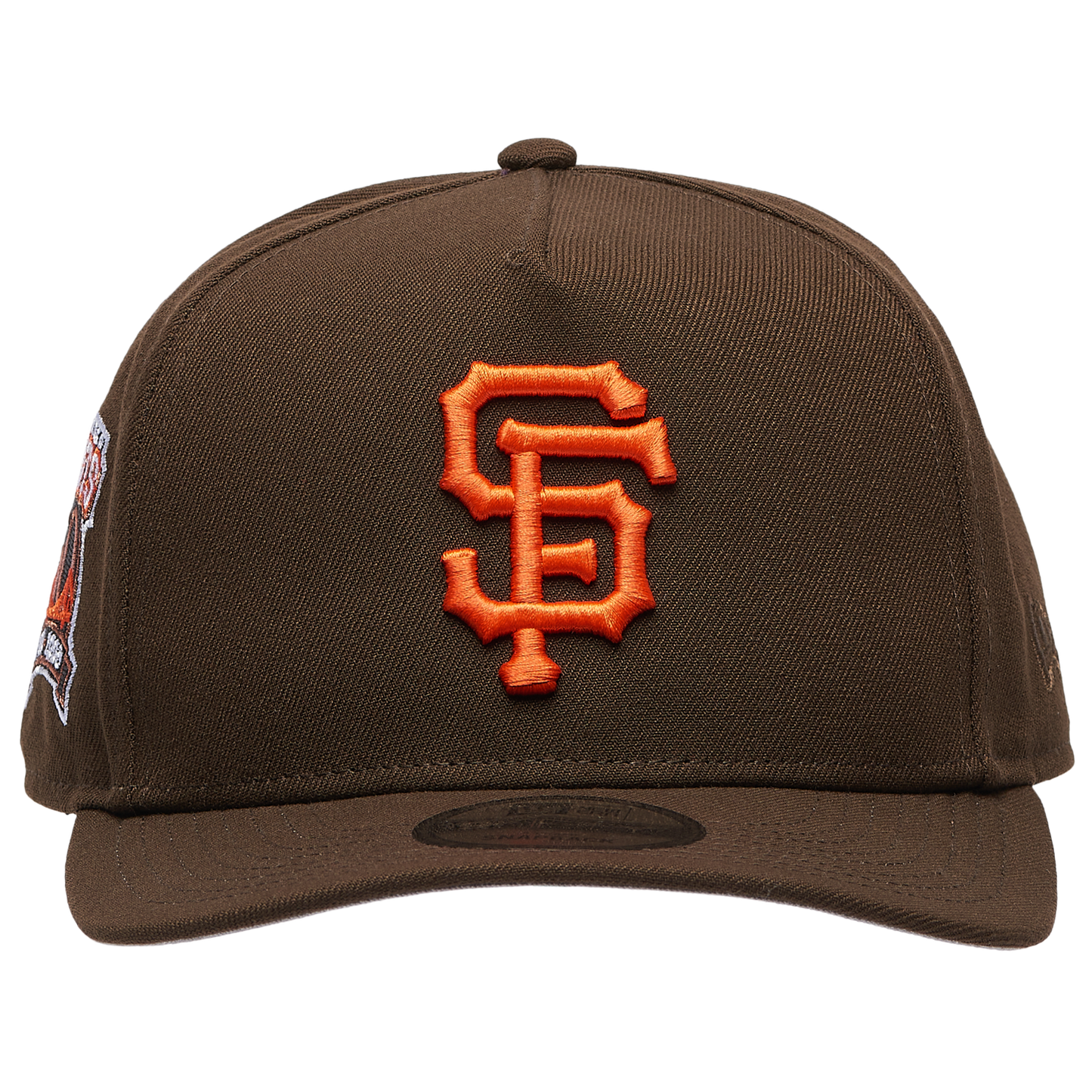 New Era Giants 950AF 50th Anniversary Curve Cap - Men's - Brown/Brown