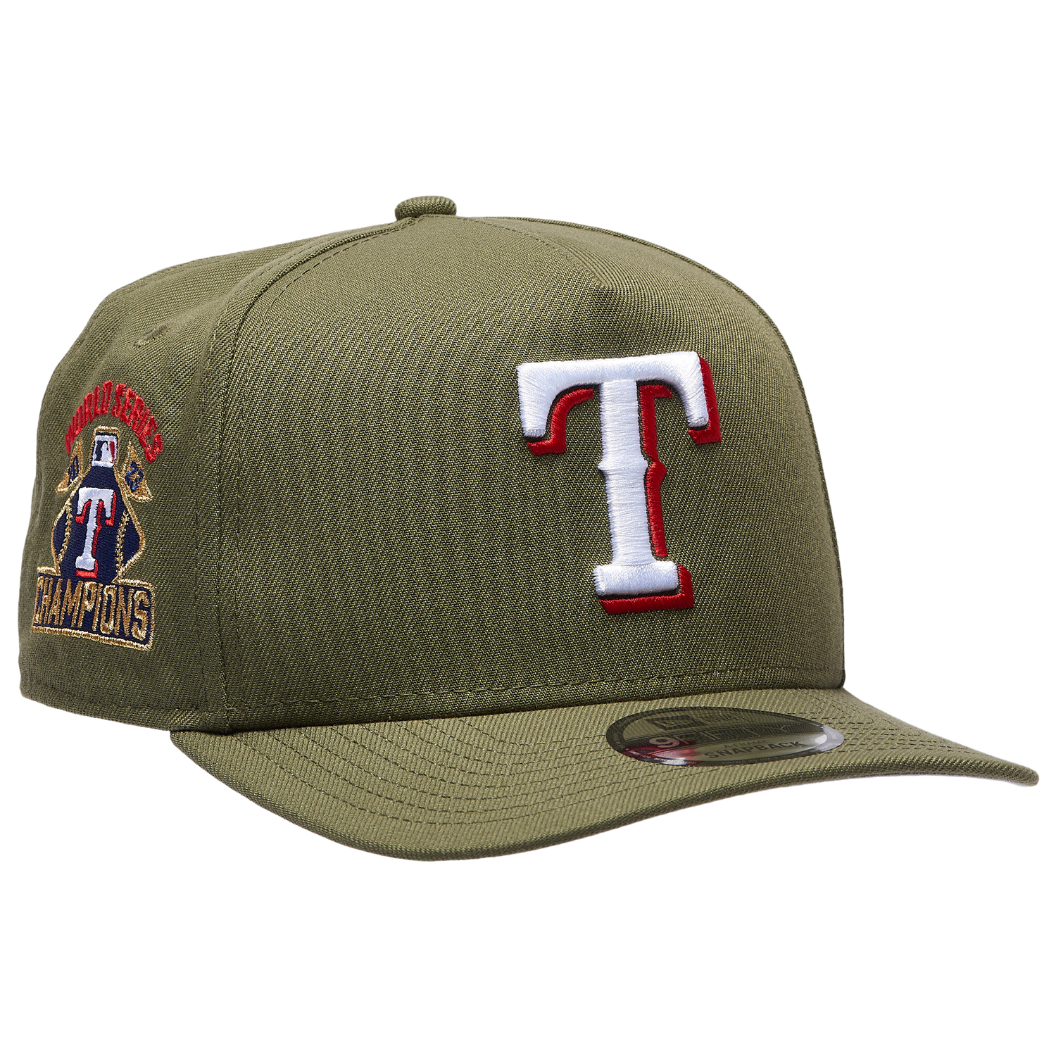 New Era Rangers 950AF '23 World Series Curve Cap - Men's - Olive/Olive