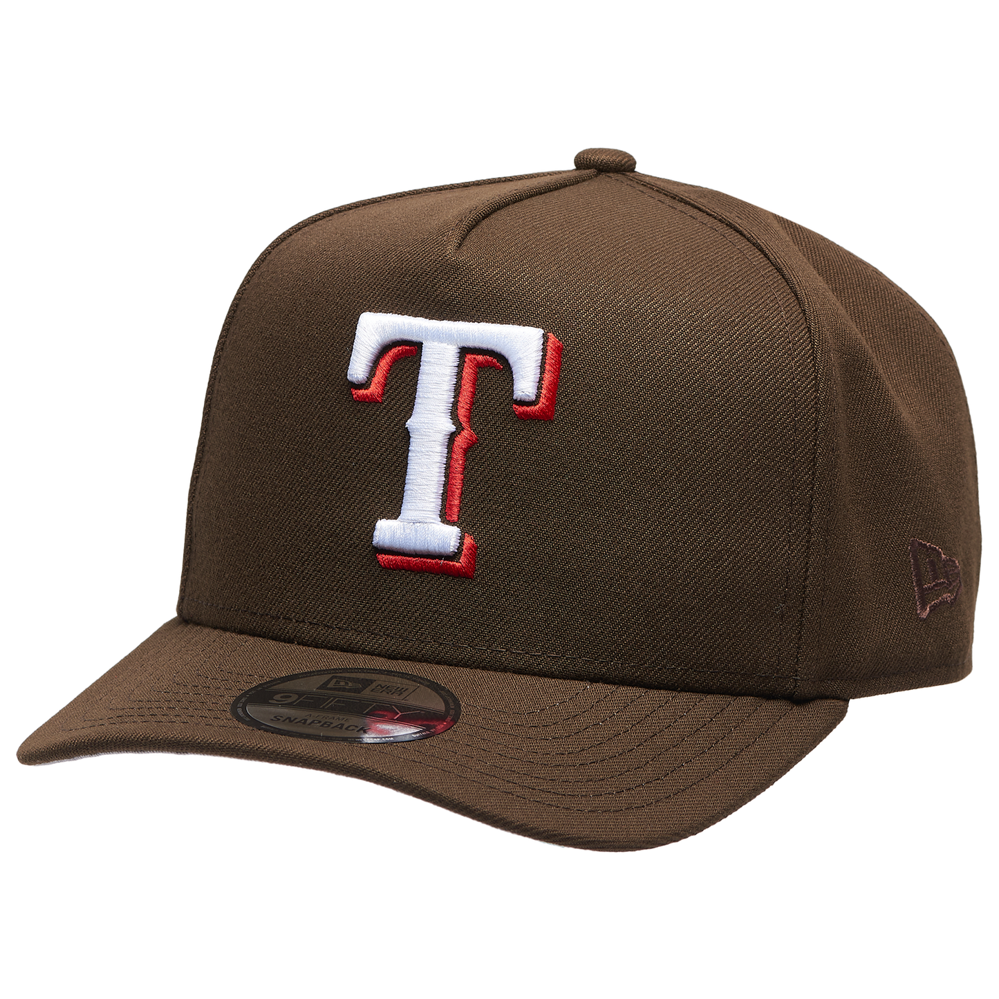 New Era Rangers 950AF FS Curve Cap - Men's - Brown/Brown