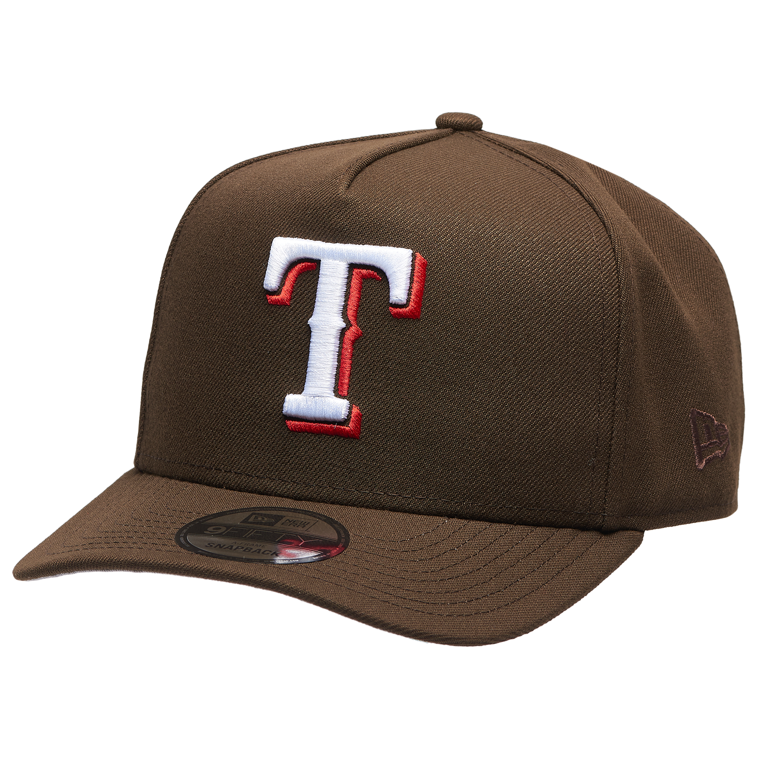 New Era Rangers 950AF FS Curve Cap - Men's - Brown/Brown