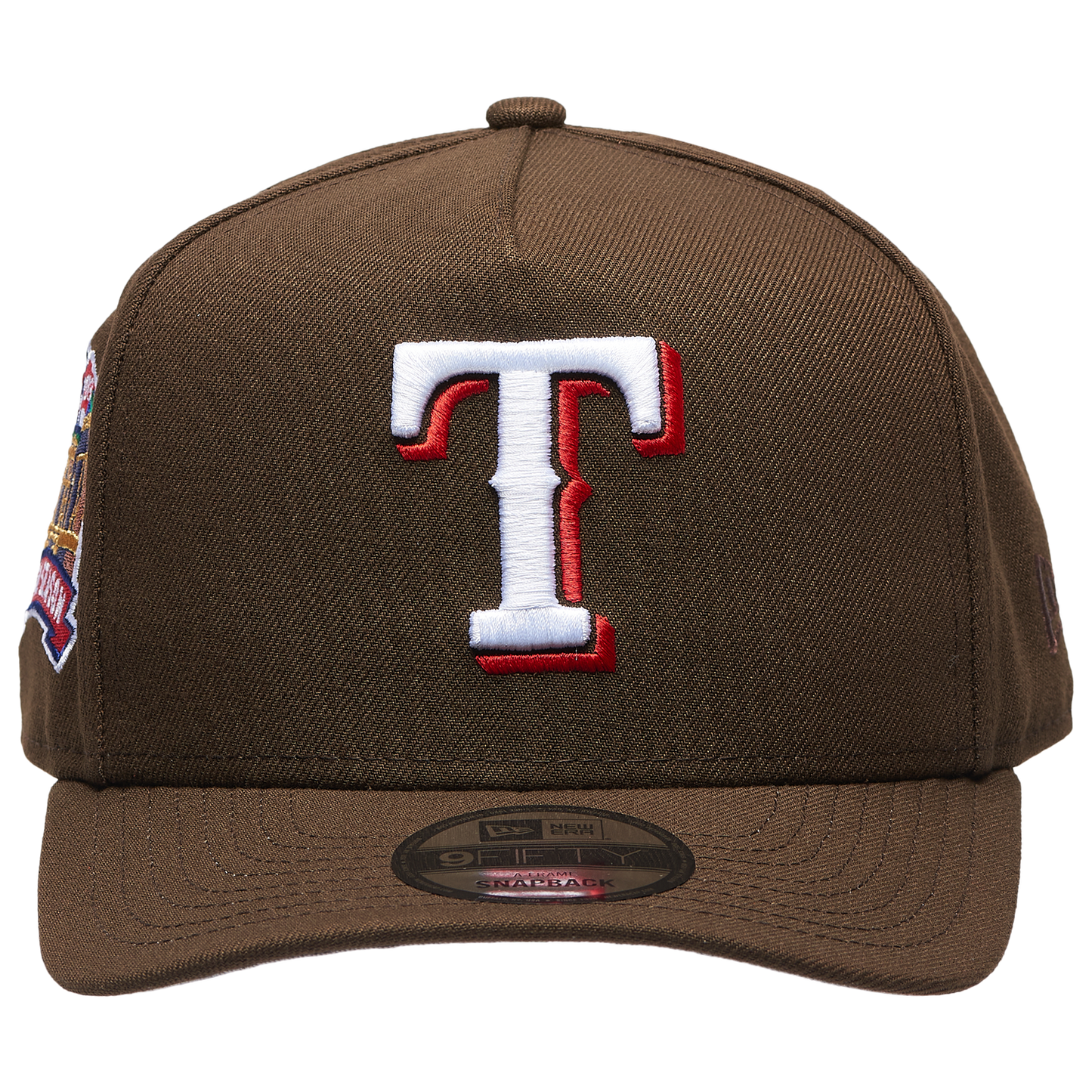 New Era Rangers 950AF FS Curve Cap - Men's - Brown/Brown