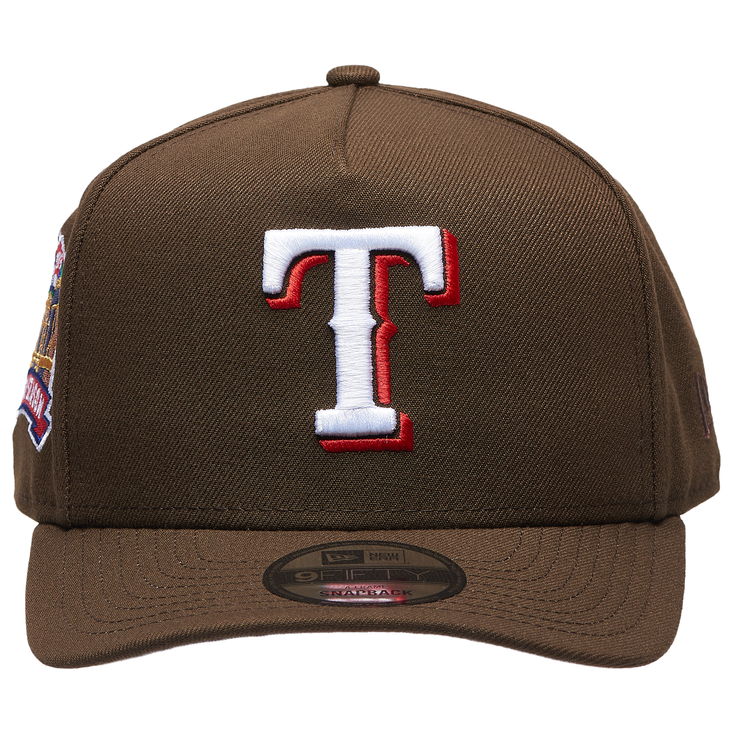 New Era Rangers 950AF FS Curve Cap - Men's - Brown/Brown