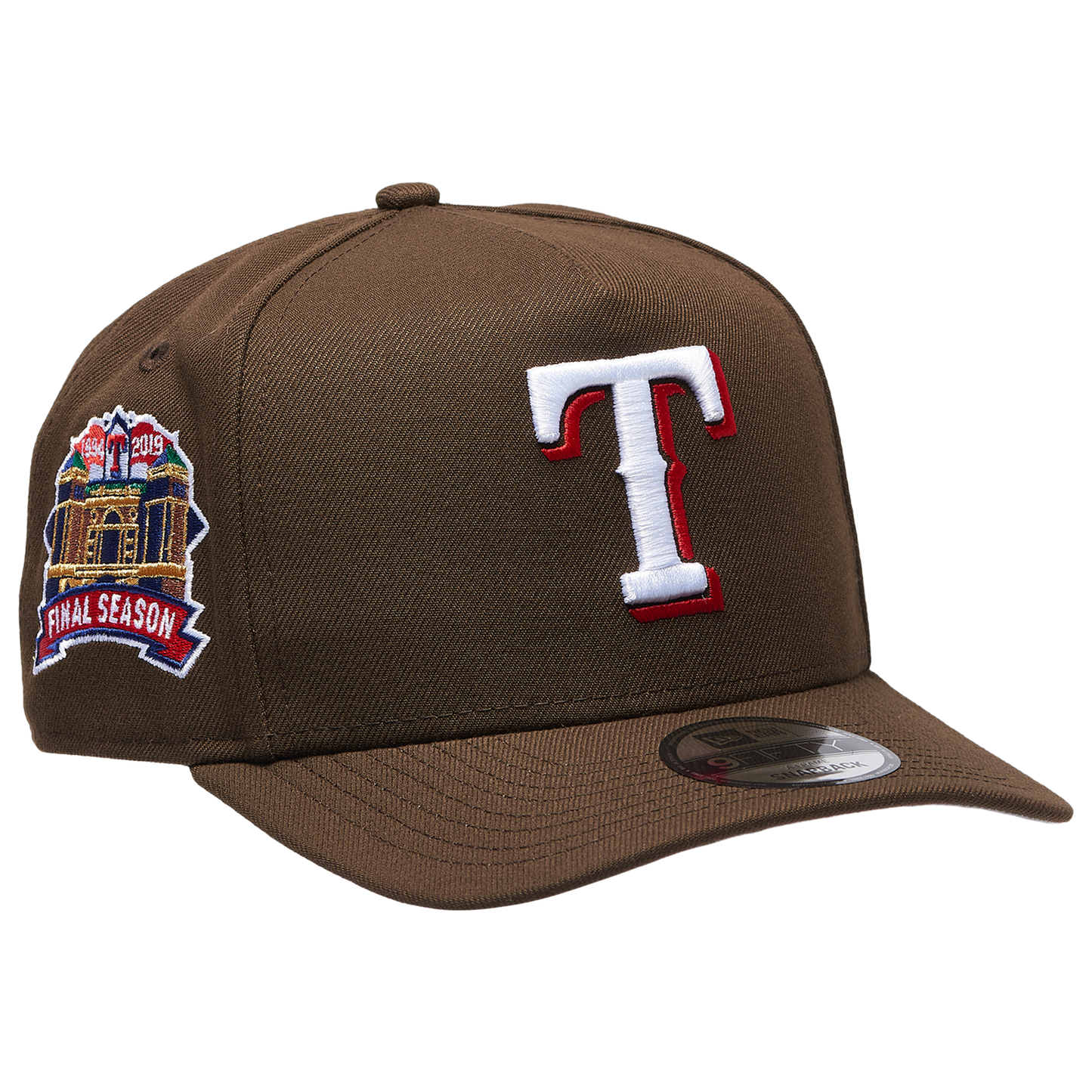 New Era Rangers 950AF FS Curve Cap - Men's - Brown/Brown